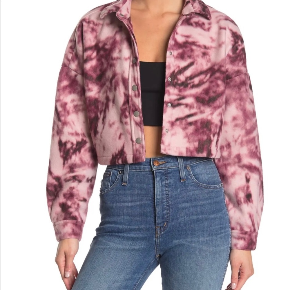 New Abound cozy cropped jacket M